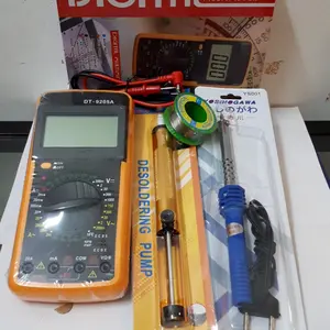 PROMO PAKET DIGITAL MULTIMETER DT.9205A+SOLDER + SEDOT DAN TIMAH
