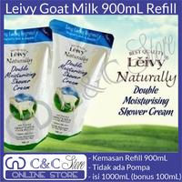 Gambar leivy naturally shower cream goat milk refill 900 ml dari C&C Store Bandung Kota Bandung 2 Tokopedia