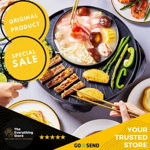 MKCpan 2 in 1 Hot Pot and Grill ORIGINAL