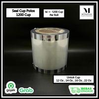 Gambar Seal Cup Plastik Lid Sealer Polos / Tutup Gelas Plastik Roll Isi 1200 dari Mudaplas Kota Administrasi Jakarta Pusat 1 Tokopedia