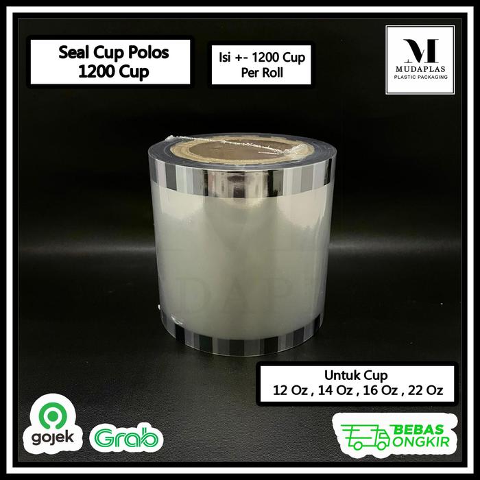 Gambar Seal Cup Plastik Lid Sealer Polos / Tutup Gelas Plastik Roll Isi 1200 dari Mudaplas Kota Administrasi Jakarta Pusat Tokopedia