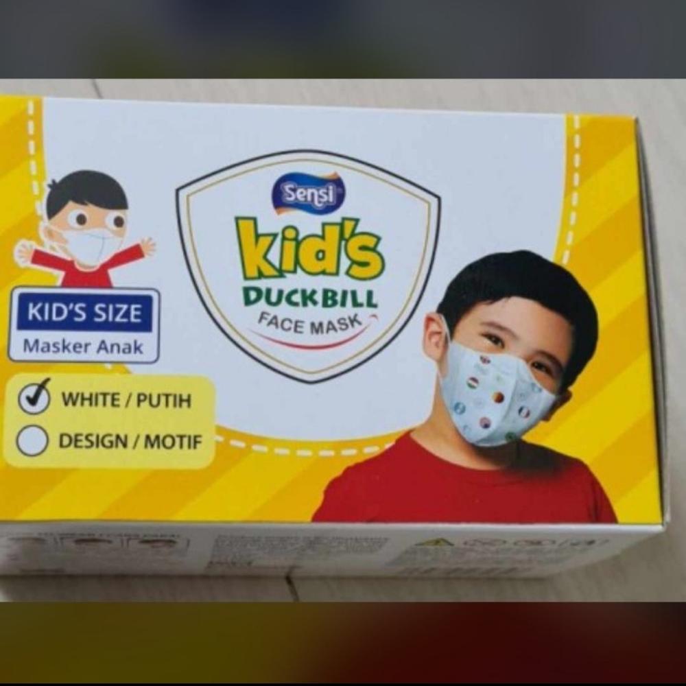 Masker SENSI Anak 3 Ply - MOTIF