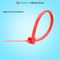 Gambar Kabel Ties Merah ukuran 40 cm - isi 100 pcs Nankai dari Nankai Tools Kab. Tangerang 1 Tokopedia