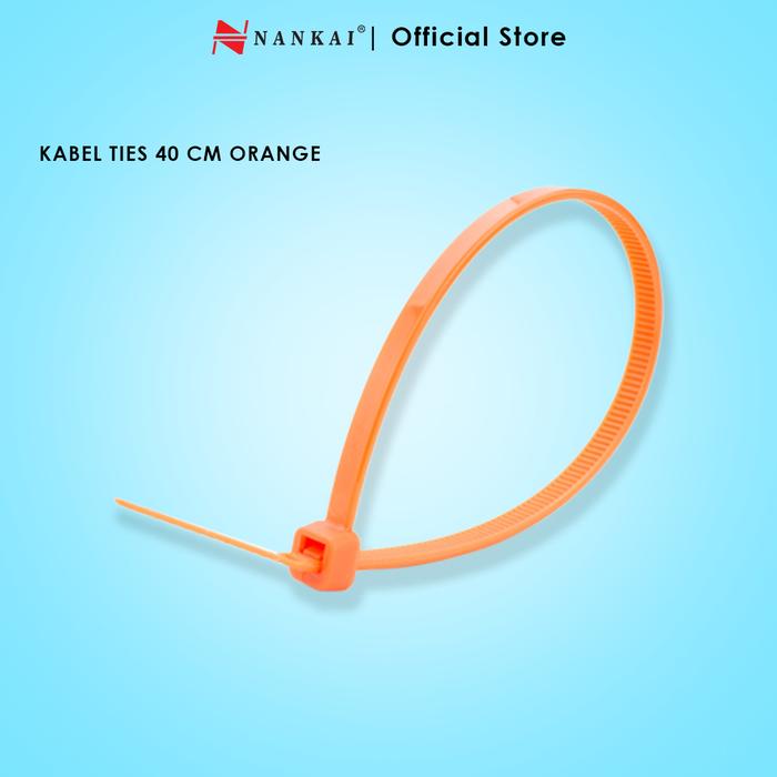 Gambar Kabel Ties Orange ukuran 40 cm - isi 100 pcs Nankai dari Nankai Tools Kab. Tangerang Tokopedia