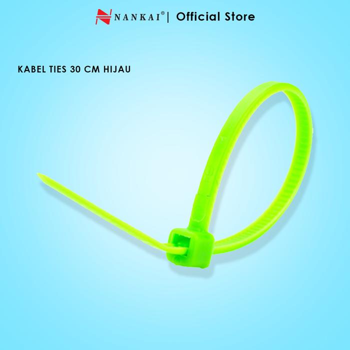 Gambar Kabel Ties Hijau ukuran 30 cm - isi 100 pcs Nankai dari Nankai Tools Kab. Tangerang Tokopedia