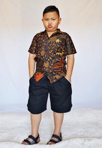 Gambar Kemeja Batik Anak Laki Laki Usia 1_14 Tahun Motif Telo Lengan Pendek dari Batik Tanwijaya Kab. Bantul 2 Tokopedia