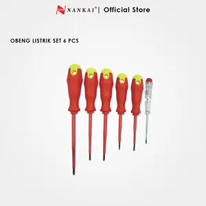 Obeng Listrik Set 6 Pcs Nankai