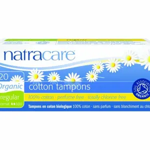 Natracare Cotton Tampon Organic Regular 20s Tampoon