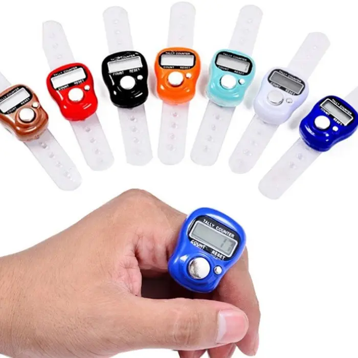 Tasbih Digital Mini Finger Counter Penghitung Digital Tally Jari Ngaji 3