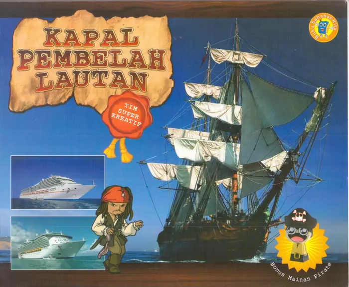 Gambar Buku Anak Mengenal Pesawat dan Kapal Laut Cocok Untuk TK PAUD - Kapal Pembelah dari jendelabook Kab. Klaten 2 Tokopedia