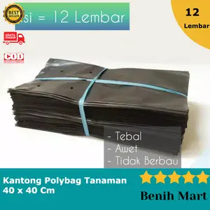 Polybag Polibek Polibag Tanaman Kantong Tanaman 40 x 40 Cm