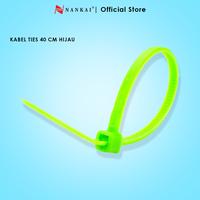 Gambar Kabel Ties Hijau ukuran 40 cm - isi 100 pcs Nankai dari Nankai Tools Kab. Tangerang 1 Tokopedia