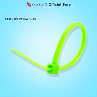 Gambar Kabel Ties Hijau ukuran 25 cm - isi 100 pcs Nankai dari Nankai Tools Kab. Tangerang 1 Tokopedia