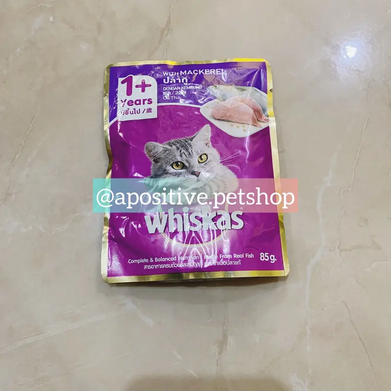 Whiskas sachet 85 gram 2