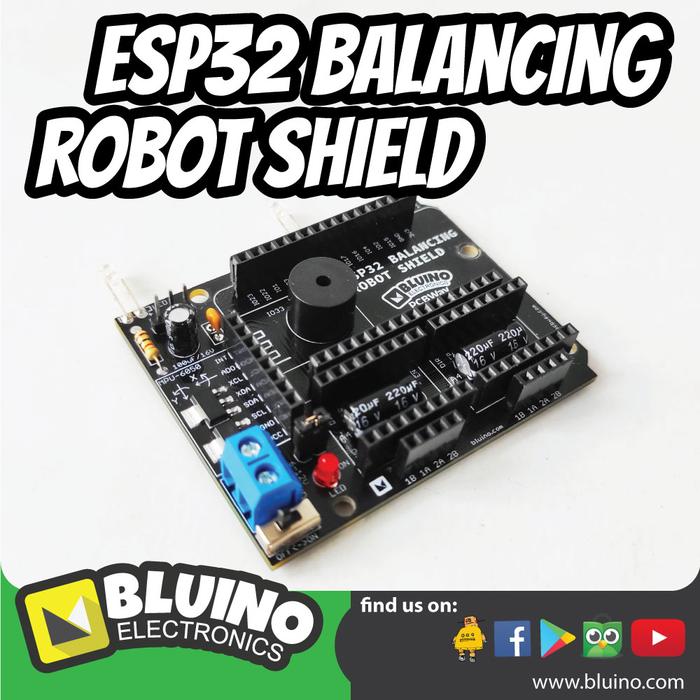 Jual Balancing Robot Shield ESP32 - Stepper Motor Driver Self Balancing ...