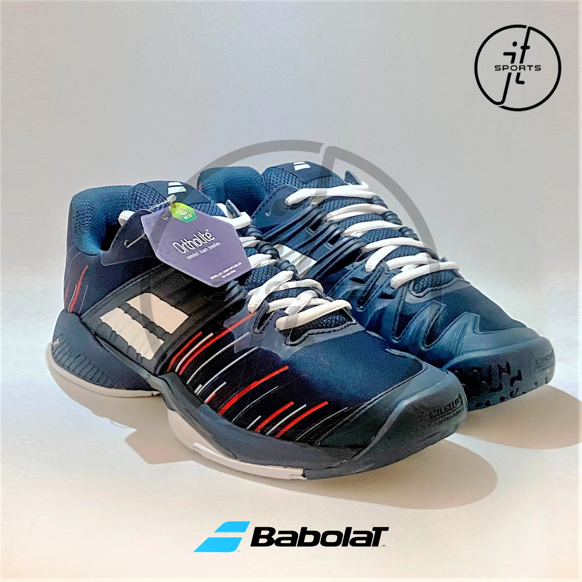 Sepatu Tenis Babolat Propulse Fury Estate Blue Tennis Shoes Original