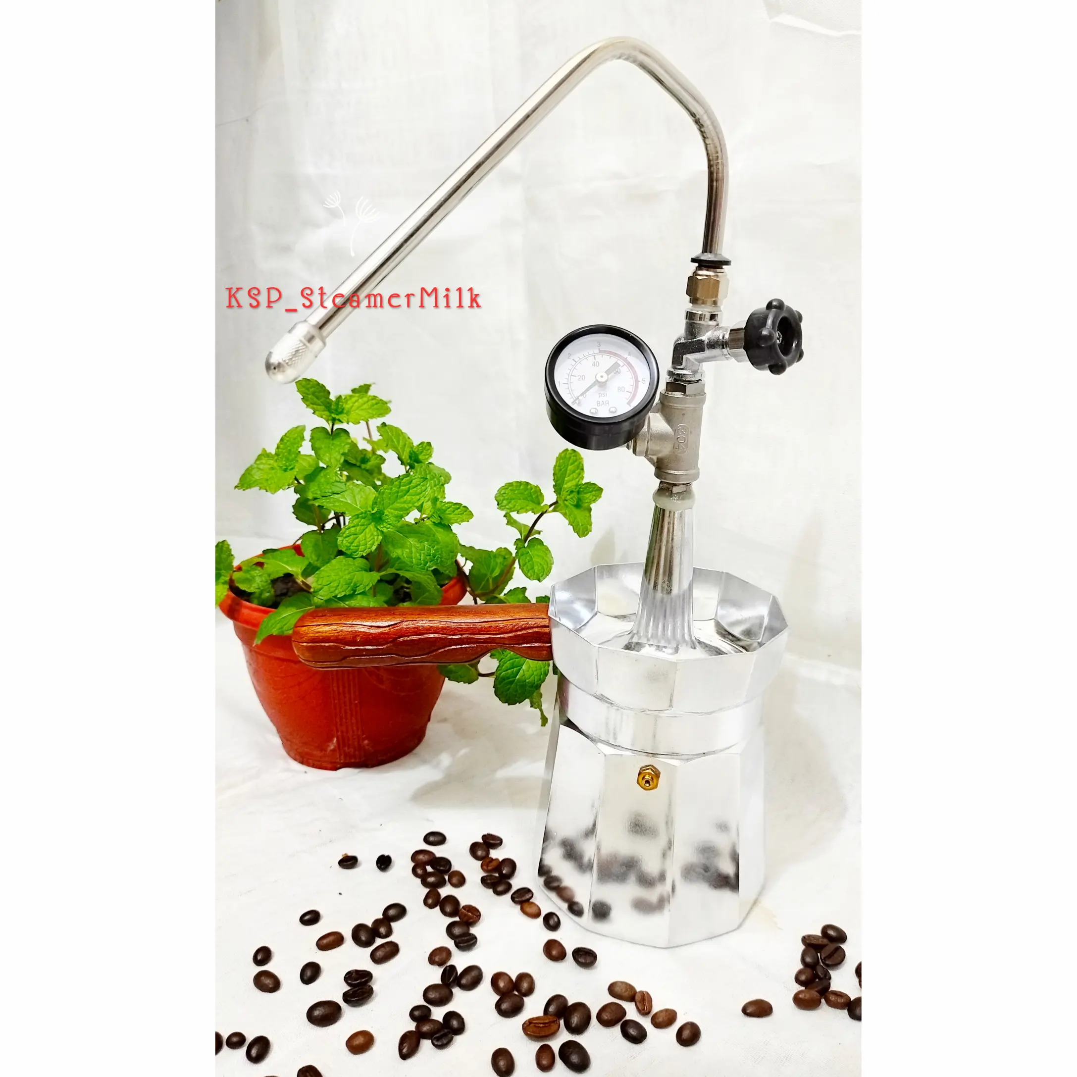 STEAMER MILK MANUAL L SILVER