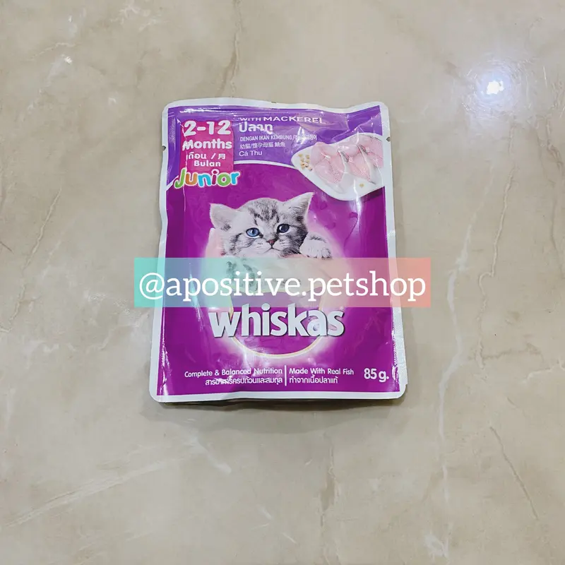 Whiskas sachet 85 gram 1