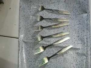 GARPU MAKAN STAINLESS STEEL ISI 12PCS MURAH EKONOMIS