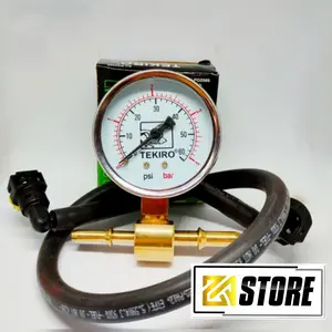 Alat Ukur Tekanan Pompa Bensin Injeksi / FUEL PRESSURE GAUGE ROTAK