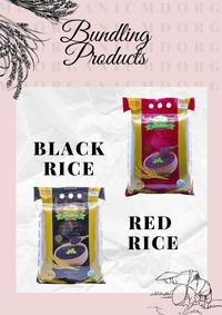Gambar Paket Bundling Black Rice Kupas Kulit 2kg & Red Rice Pecah Kulit 2kg dari MD Organic Store Kota Tangerang Selatan 1 Tokopedia