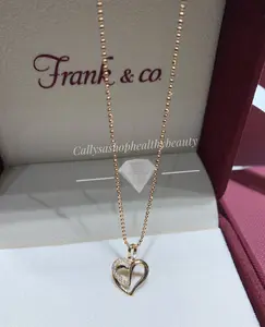 Frank N Co Diamond Lovely Necklace Jewellery New Include Rantai