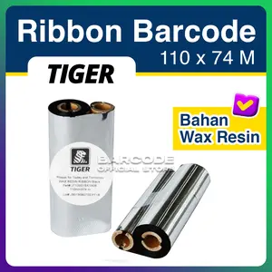 Ribbon Wax Resin 110x74M Core 0,5" (Face Out) / Pita Barcode Yupo