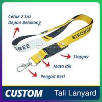 Gambar Tali Lanyard Printing Custom 90x2cm Full Color 2 Sisi Plus Stopper - 1,5cm, Tanpa Stopper dari Barcode Store Solutions Kota Administrasi Jakarta Pusat 3 Tokopedia