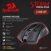Gambar Redragon Strom M808-RGB I M808W-RGB - High Speed Sensor Gaming Mouse - Hitam dari Duta Mandiri Infokom Kota Administrasi Jakarta Pusat 2 Tokopedia