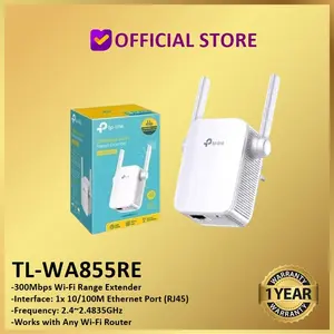 TP-Link TL-WA855RE - 300Mbps WiFi Range Extender TP LINK - TL WA855RE