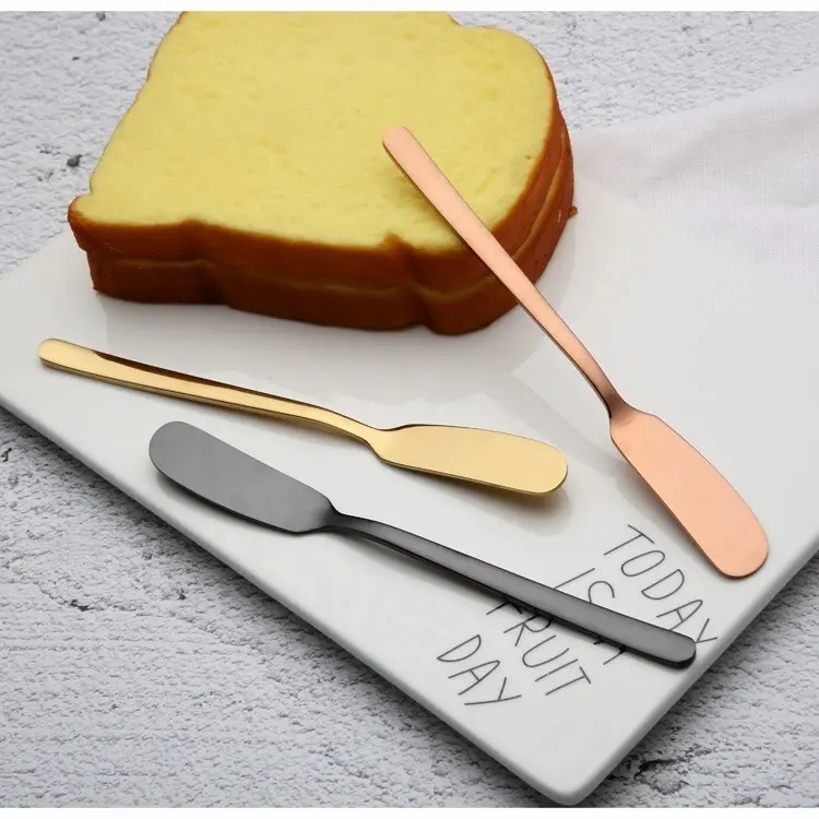 Pisau mentega stainless steel warna GOLD 0