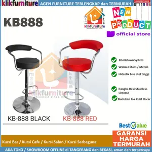 Kursi Bar Kursi Cafe Stool Barstool Hidrolik KB888