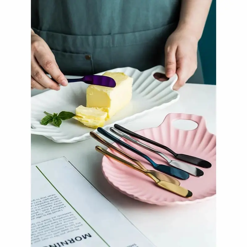 Pisau mentega stainless steel warna GOLD 3