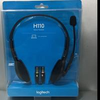 Gambar LOGITECH H110 Stereo Headset Logitech H 110 Headphone Mic Jack Audio 2 dari Jaya Komputa Kota Administrasi Jakarta Pusat 1 Tokopedia