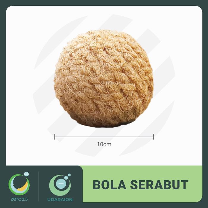 Gambar ZERO 2.5 BOLA SERABUT DIAMETER 10 CM - Ionizer Serat Alami Purifying dari igloohome.id Kota Administrasi Jakarta Utara Tokopedia
