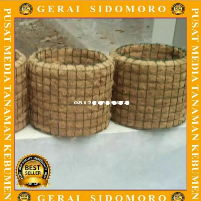 Pot Anggrek Sabut Kelapa Bundar