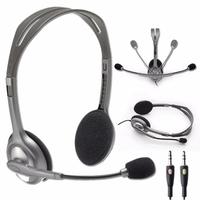 Gambar LOGITECH H110 Stereo Headset Logitech H 110 Headphone Mic Jack Audio 2 dari Jaya Komputa Kota Administrasi Jakarta Pusat 3 Tokopedia