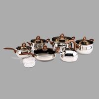 Gambar CLASSIC COOKWARE SET 12+2 PCS OX-966 dari OxoneLive Jakarta Utara 3 Tokopedia