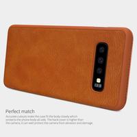 Gambar SAMSUNG GALAXY S10 PLUS NILLKIN QIN ORIGINAL LEATHER FLIP CASE COVER - Hitam dari Case Thebest Kota Administrasi Jakarta Pusat 4 Tokopedia