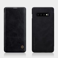 Gambar SAMSUNG GALAXY S10 PLUS NILLKIN QIN ORIGINAL LEATHER FLIP CASE COVER - Hitam dari Case Thebest Kota Administrasi Jakarta Pusat 2 Tokopedia