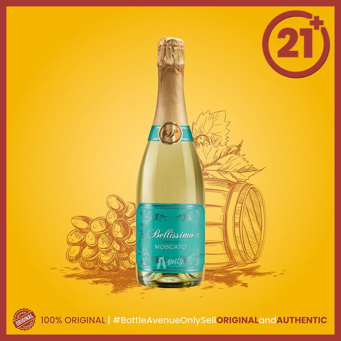 Gambar Bellissimo Sparkling Moscato 750ml - Regular dari BottleAvenue.id Kota Administrasi Jakarta Utara Tokopedia