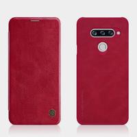 Gambar LG V40 THINQ NILLKIN QIN LEATHER ORIGINAL FLIP COVER HARD CASE CASING - Hitam dari Case Thebest Kota Administrasi Jakarta Pusat 4 Tokopedia