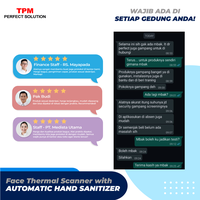 Gambar Face Thermal Scanner Hand Sanitizer Otomatis LCD DIsplay 21 inc Indoor dari TPM Perfect Solution Jakarta Pusat 5 Tokopedia