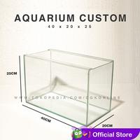Gambar Aquarium Ikan Hias 40 x 20 x 25 Custom - 20x40x25 dari Cupang Guppy Kingdom Kota Tangerang 1 Tokopedia