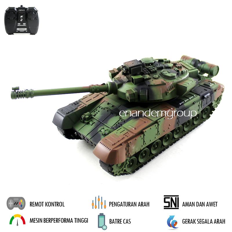 Mainan Remote Kontrol RC Tank Army Series - Shop | Tokopedia