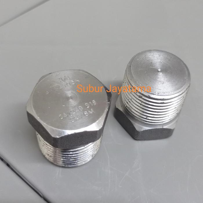 Plug Point Besi Jual Plug Besi A105 3000 Psi NPT 3/4
