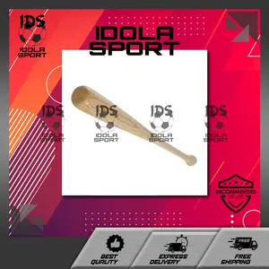 Tongkat Baseball Aksesoris Olahraga Pemukul Kasti Kayu Murah polos
