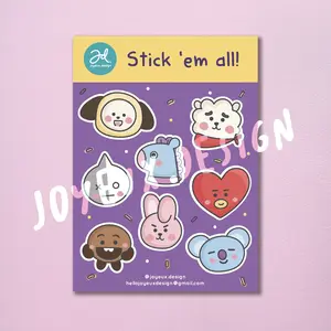 STICKER KPOP BTS STIKER BTS MCD BTS KARAKTER