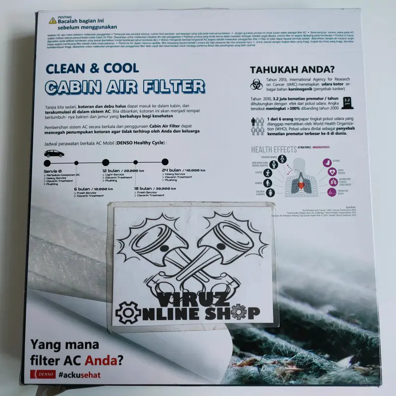 FILTER SARINGAN UDARA KABIN CABIN AC HONDA JAZZ FIT CITY IDSI VTEC 3