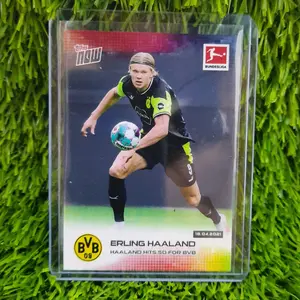 Kartu bola Erling Haaland Dortmund 2021 Topps Now 18.04.2021 #172